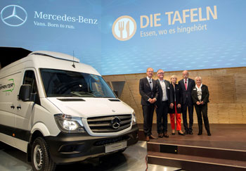  Mercedes-Benz Vans für die Deutsche Tafel e.V.