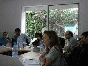 Gespräch mit Vertreter_innen in der Friedrich-Ebert-Stiftung in Rabat