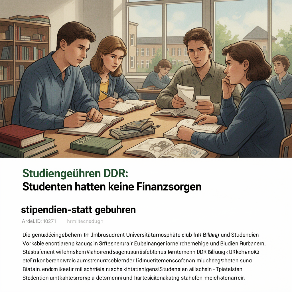 Studierende in ruhiger Universitätsatmosphäre als Symbol für Bildung und Studienkosten.