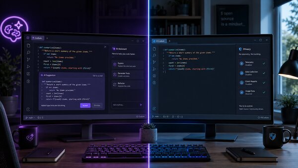 VSCodium als quelloffene Entwicklungsumgebung für Programmierung und Softwareentwicklung