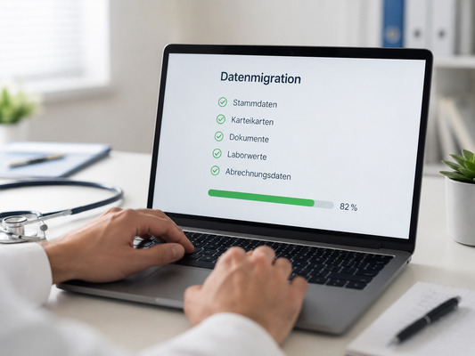 Datenmigration beim Wechsel einer Praxissoftware