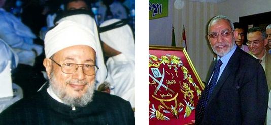 Muslimbrüder Al Qaradawi und Badie, Ägypten