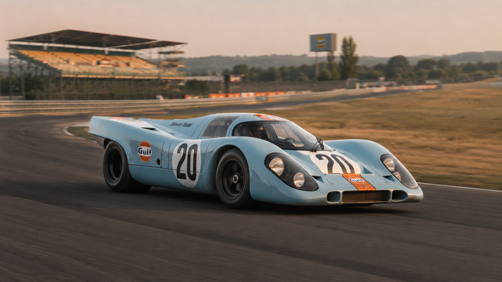 Porsche 917 K im Gulf-Design Startnummer 20 Le Mans