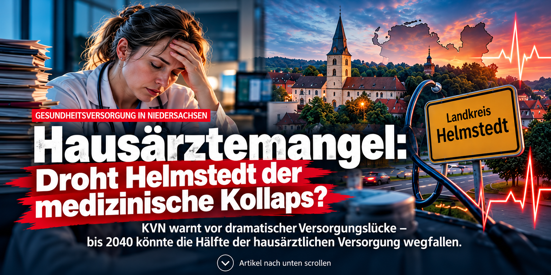 Ärzteversorgung Niedersachsen: Droht Helmstedt der Hausarzt-Kollaps?