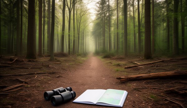 Naturnaher Mischwald im Morgenlicht als Symbolbild für 25 Jahre Naturschutz- und Waldpolitik.