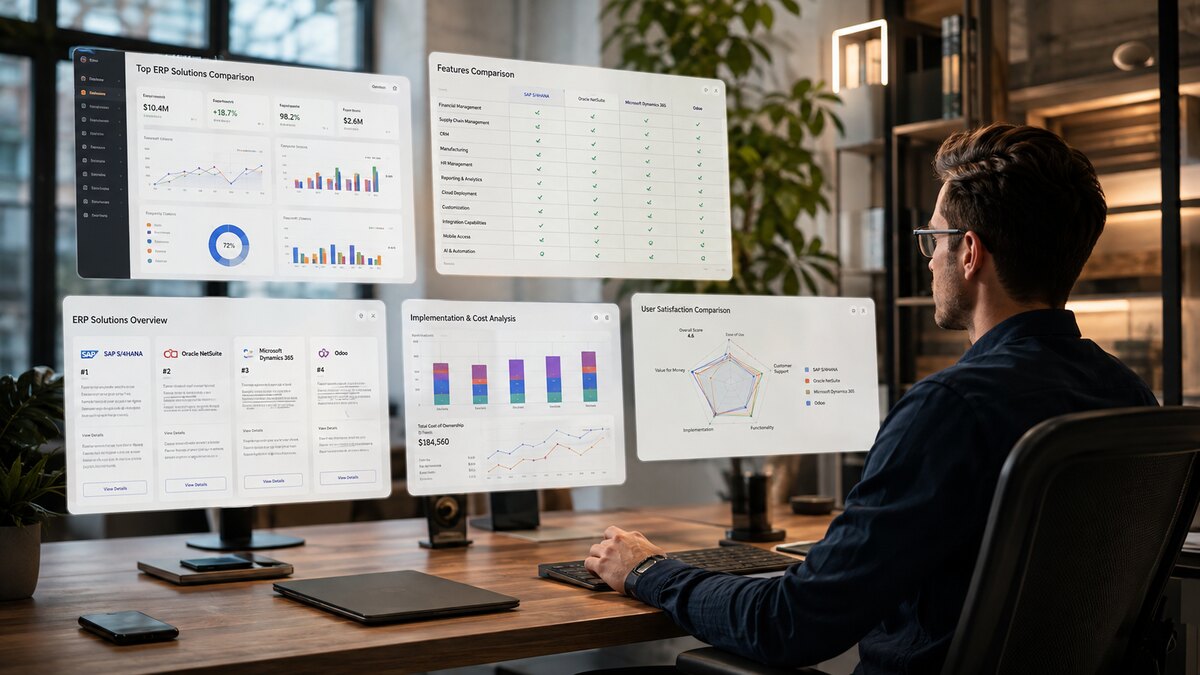 Vergleich moderner Cloud-ERP-Softwaresysteme als SAP-Alternative für KMU und Non-Profit-Organisationen