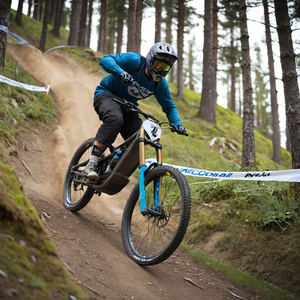 Immer eine gute Figur im Trail mit einem Bike von Nicolai-Bikes