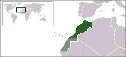 Karte Marokko und West-Sahara