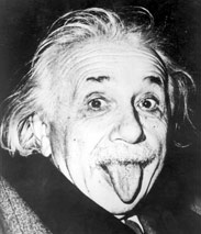 Albert Einstein steckt nun dem CERN die Zunge raus