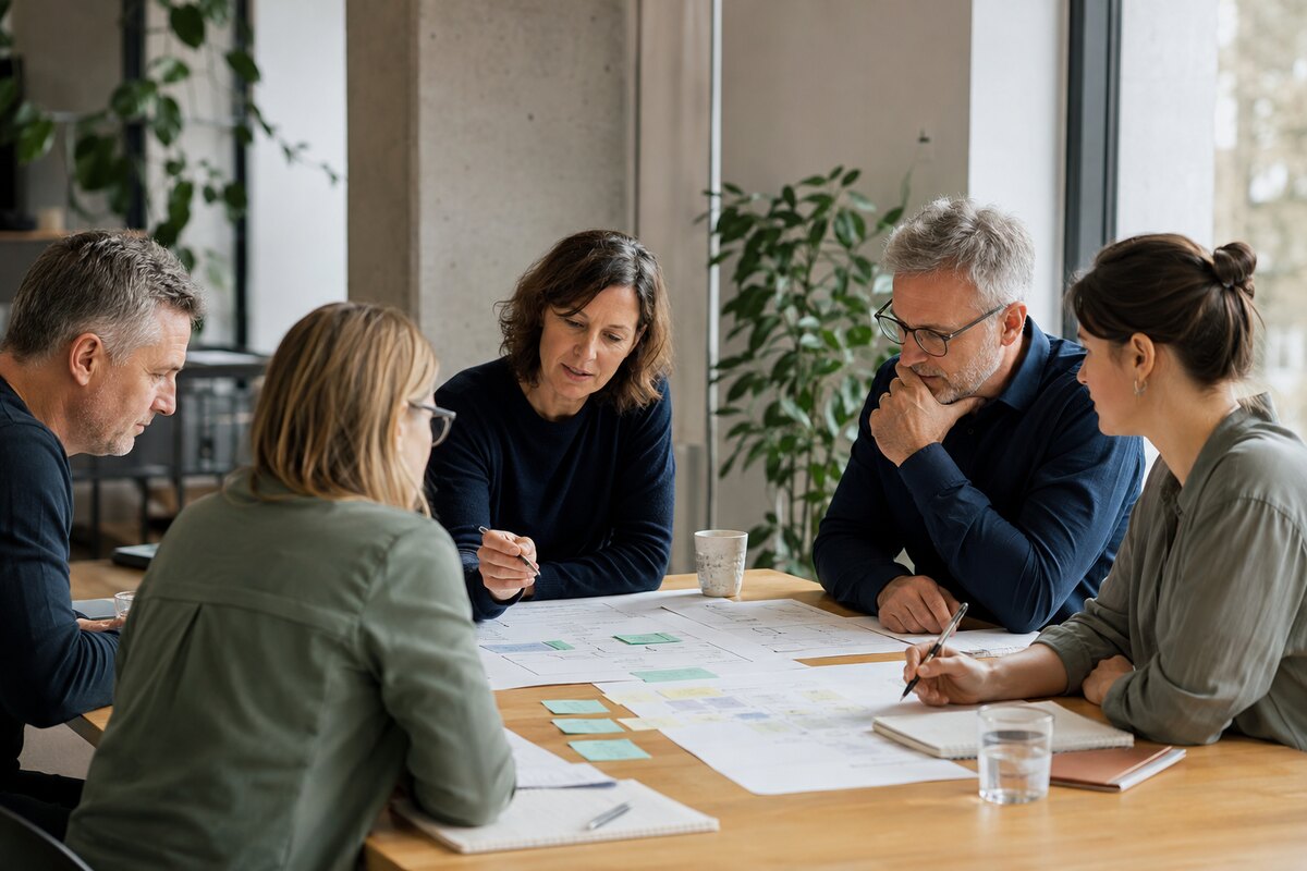 Führungskräfte entwickeln gemeinsam Strategien, Kompetenzen und konkrete Maßnahmen für den Arbeitsalltag