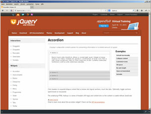Beispiele zu jQuery UI
