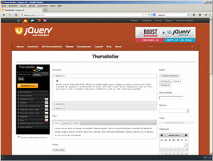 Der ThemeRoller von jQuery UI