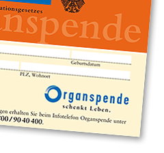 Organspendeausweis